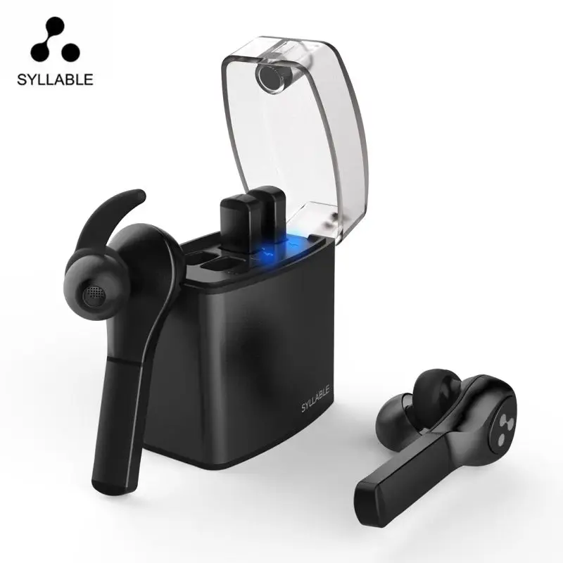 

Syllable D9X TWS Detachable Battery Bluetooth Earphone Portable Lighter Charge case Bluetooth Headset Wireless Earbud for Phone