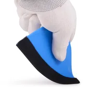 EHDIS " половинная Луна Автомобильная виниловая Автомобильная обертка скребок для инструментов пленка для монтажа валика тонировка окна инструменты с мягкой тканью войлочный край A63F