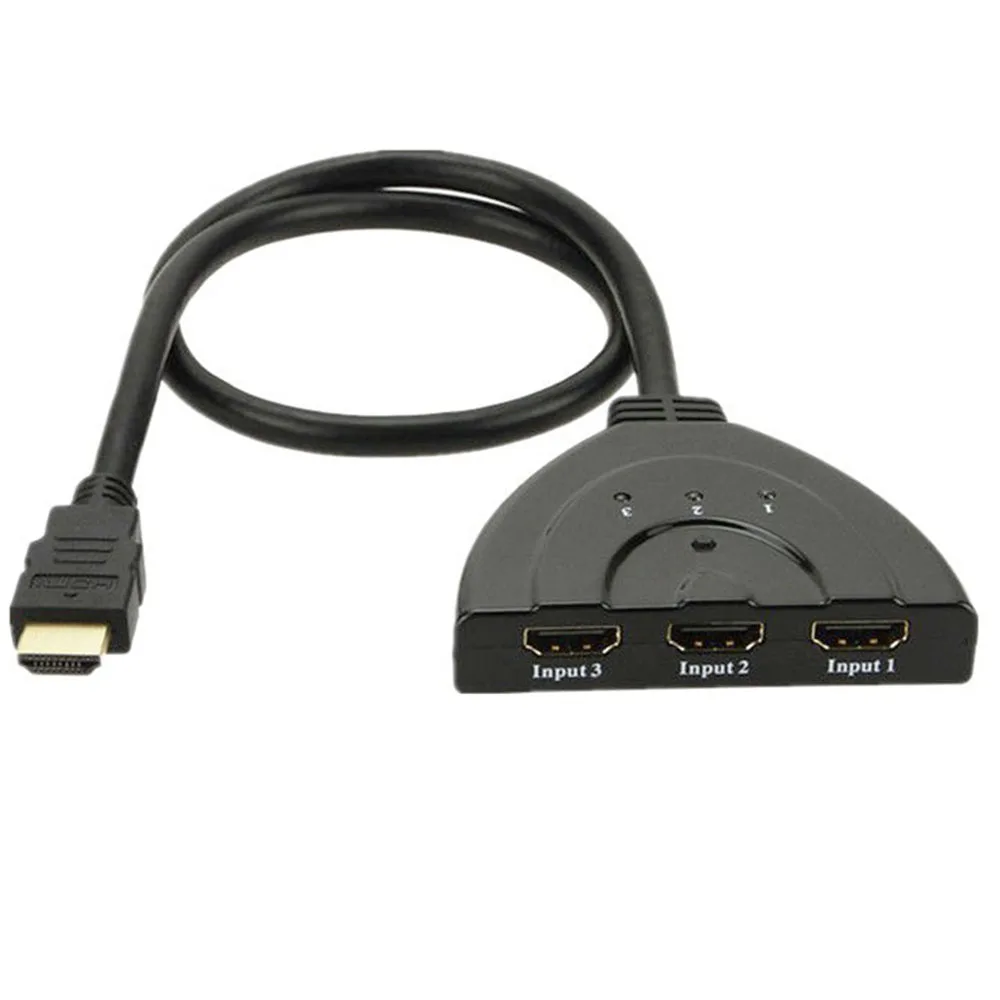 3 Порты и разъёмы HDMI мульти-дисплей автоматический переключатель ступицы коробка разветвитель для HDTV Xbox PS3 PS4 1080 P HD кабель-переходник для телевизора