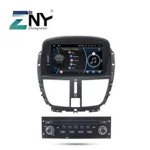 7 “HD Android 9.0 Car Stereo GPS Per Peugeot 207 Auto DVD Radio RDS FM Audio Video Unità Principale di Navigazione wiFi Inversione della Macchina Fotografica