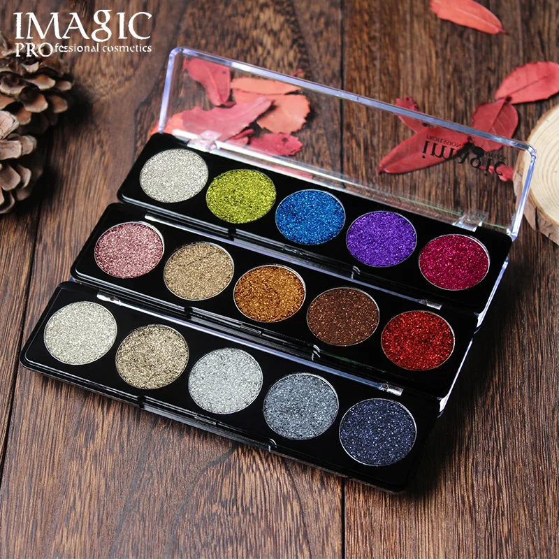 

IMAGIC Hot Eyeshadow Pallete Fashional Glitter Eyeshadows Makeup Eye Shadows Beauty Making Up Cosmetics Eyeshadow Satin Metallic
