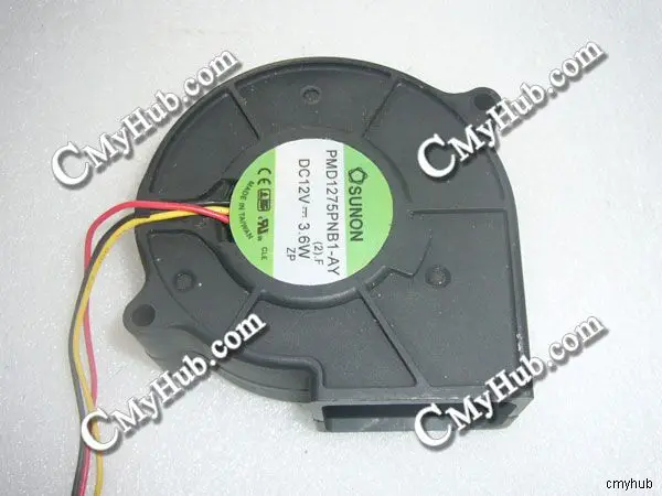 Подлинный для SUNON PMD1275PNB1-AY (2).F 12 В постоянного тока 3 6 Вт 75x75x30 мм провода 3Pin