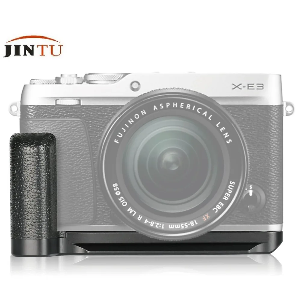 JINTU Metal Vertical QR Quick Release L Bracket Camera Mount Grip For FUJIFILM Fuji XE3 X-E3 Mirrorless camera