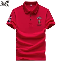 Повседневные мужские рубашки поло, однотонные, с 3D вышивкой, летние, с коротким рукавом, для мужчин, облегающие, Camisa Polo para hombre Masculina