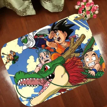 

Floor Mats Anti Slip Mat Cartoon Dragon Ball Japanese anime cute monkey Printed Pattern Carpet Rug for Bathroom Door Living Room