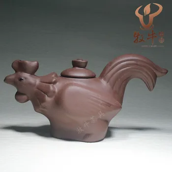 

Yixing Yixing teapot teapot twelve zodiac chicken pot 120ml gift tea LOGO custom mixed batch