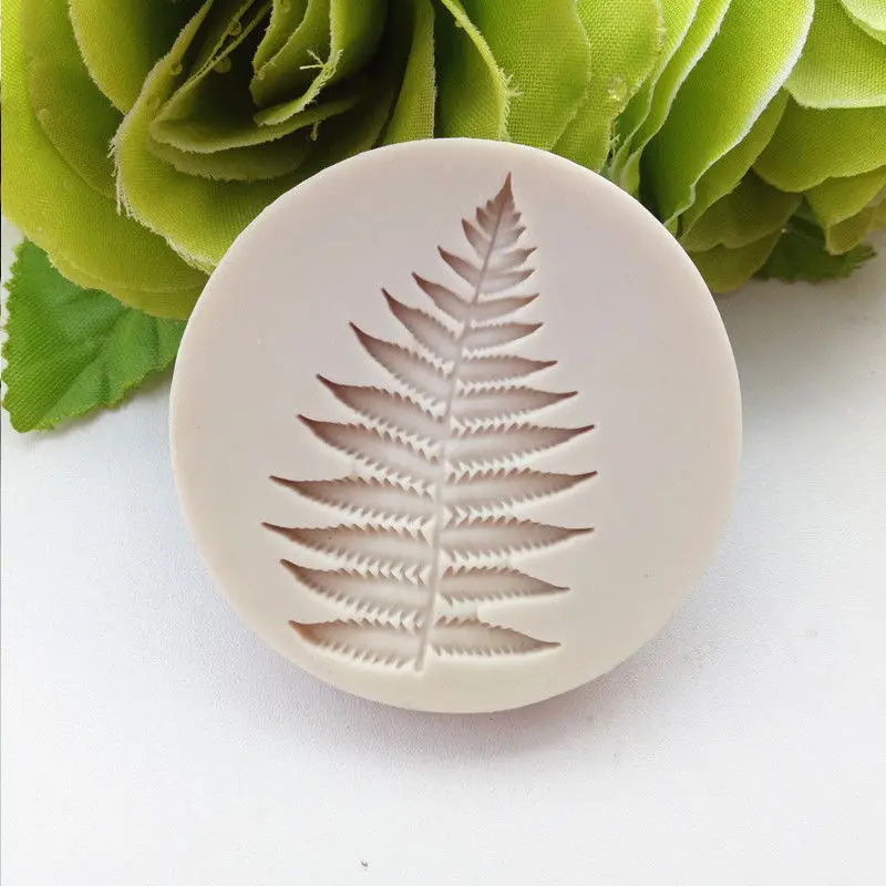 JX-LCLYL Leaf Shape Silicone Fondant Cake Mould Flexible Sugar Craft Baking Mold Decor