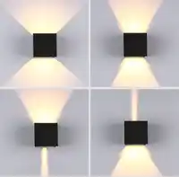 IP65 cube adjustable surface mounted outdoor led lighting,led outdoor wall light, up down led wall lamp