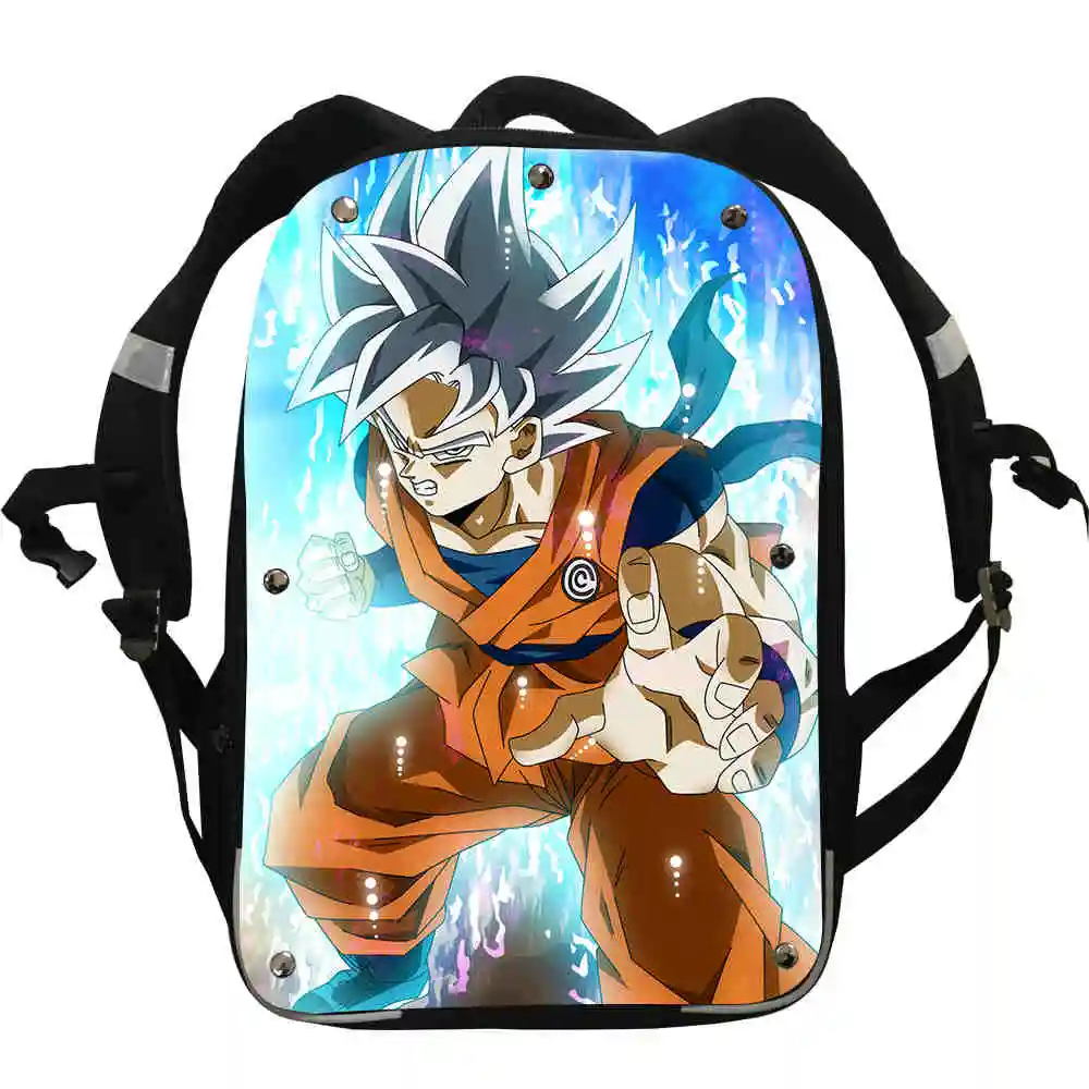 Рюкзак с драконом и шариком, ультра-Instinct Son Goku Super Saiyan, аниме, повседневные школьные сумки для маленьких мальчиков и девочек, подростков, Mochila, подарочная сумка - Цвет: N