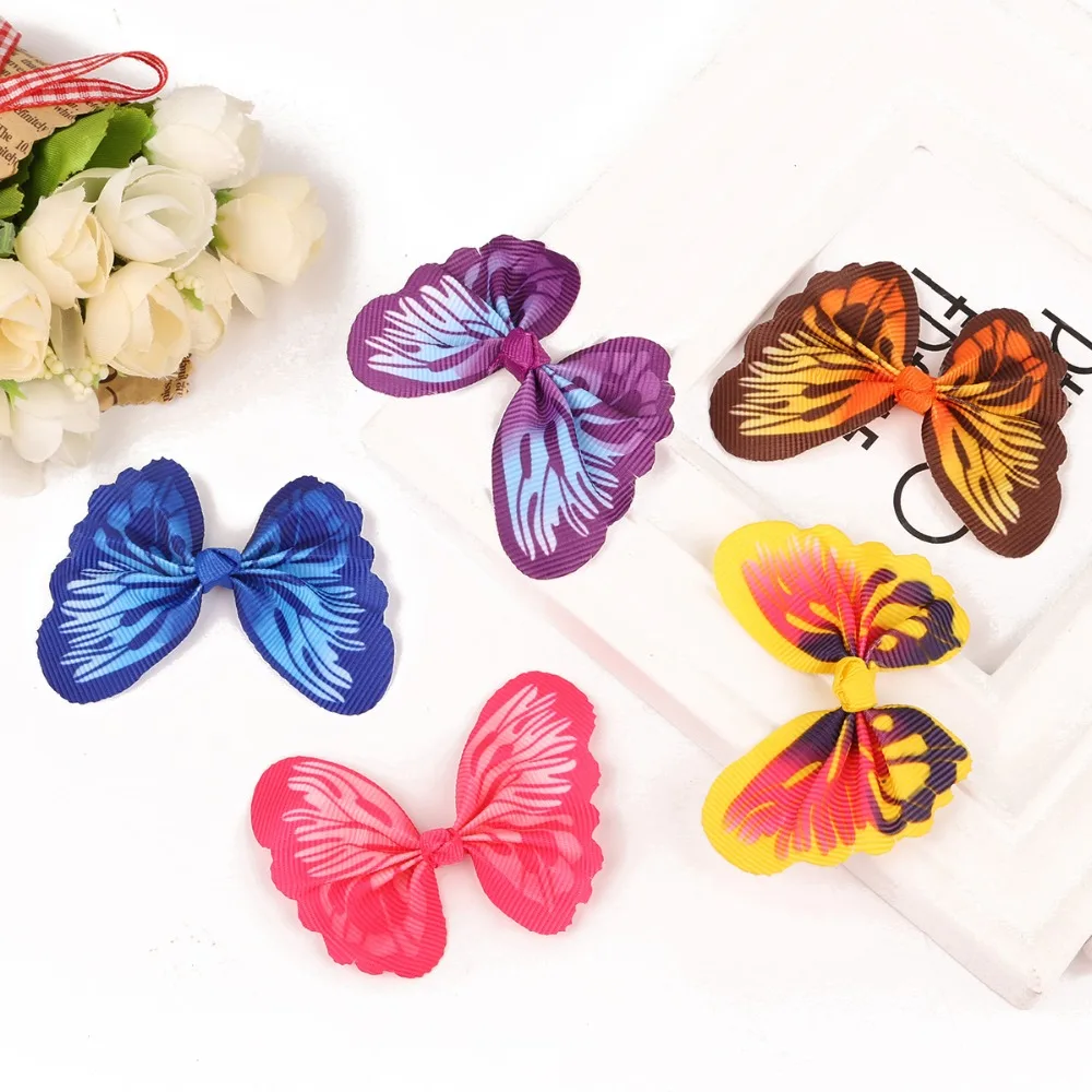 

10pcs Colorful Butterfly Bow-Knot For DIY Apparel Sewing & Fabric Lace Hair Women Clothing Sewing DIY Craft Supplies