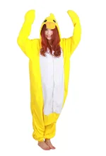 Las mujeres de Los Hombres Cosplay Pato Amarillo Onesies Sleepsuit Para Adultos Pijamas de Dibujos Animados Pijamas Unisex Onesie Pijamas Disfraces