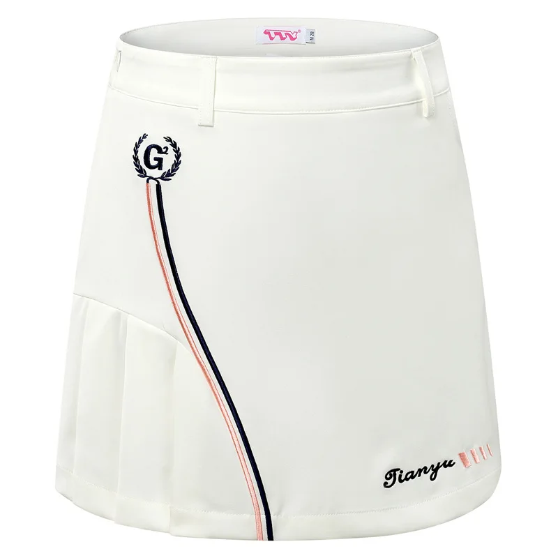 Summer Women Golf Pleated Skirt Breathable Golf Shorts Ladies Cotton Quick-Drying Golf Dress Sportwear S~XL D0671