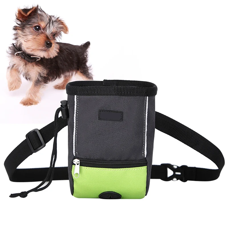 Pet Training Package Oxford Cloth Training Reward Snack Pockets Portable Feeding Pet Bag With Garbage Bags Pet Carriers Supplies