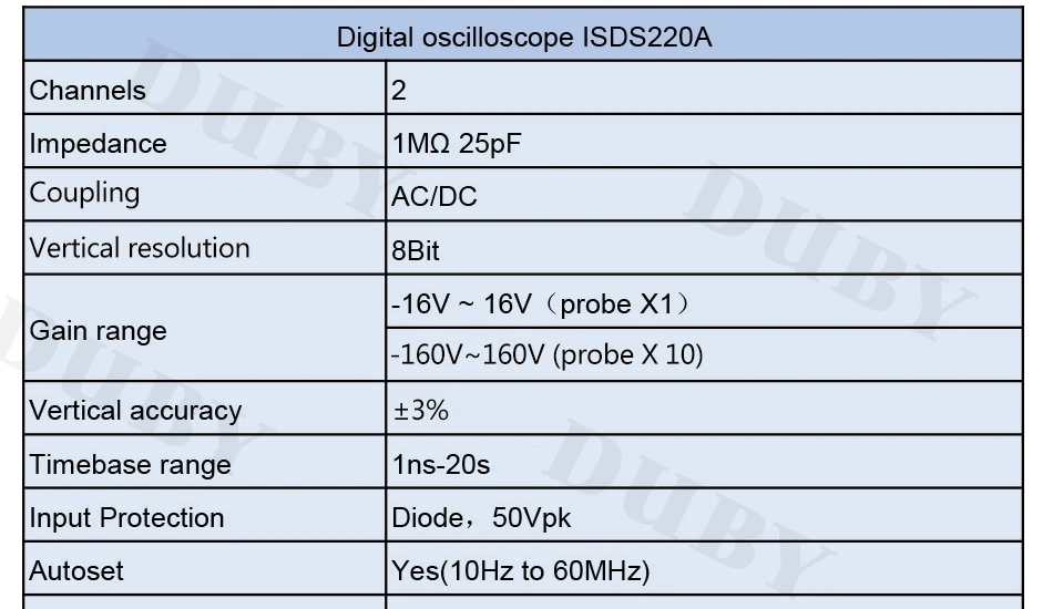 2 канала ISDS220A 2 в 1 ПК USB Виртуальный цифровой осциллограф+ Анализаторы спектра 60 МГц 200MSa/s