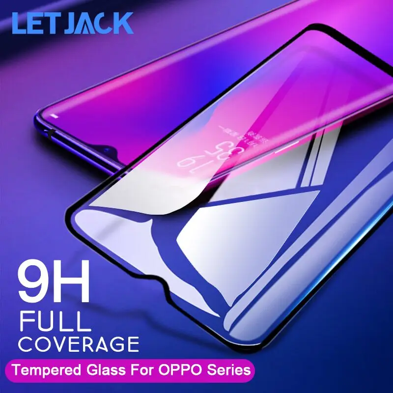 9H полноэкранное закаленное стекло для OPPO R17 A5 R15 A3 A1 F1 F7 Взрывозащищенная защитная