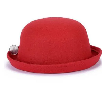 50 шт./партия Federal Express быстро Европейский Стиль Женская искусственная Женская шерстяная шляпа однотонная Повседневная шляпа карамельного цвета 58 см