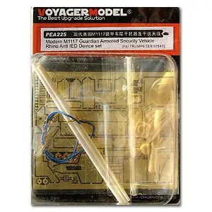

KNL HOBBY Voyager Model PEA225 M1117 "Guardian" wheeled armored vehicles & ldquo; rhino & rdquo; IED jammers and antennas