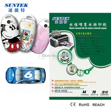 A3 Размеры прозрачный Цвет струйный водная горка для перевода наклейки печать Бумага с водопереводимая бумага для лака для ногтей, Стикеры