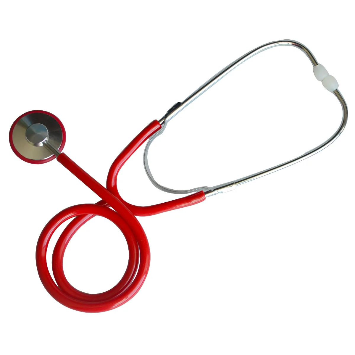 

Adult and child Aluminum single head Stethoscope with Anti-cold ring Red
