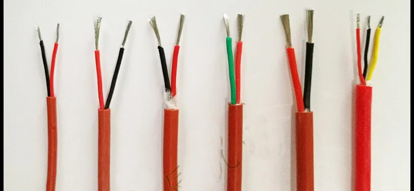 

200 degrees High temperature silicone wire Fire retardant High temperature 2 core and 3 core high temperature wire