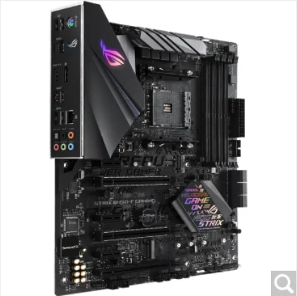 Материнская плата Asus ROG STRIX системная для игрового компьютера AMD B450 Socket AM4 DDR4 PCI E 3 0