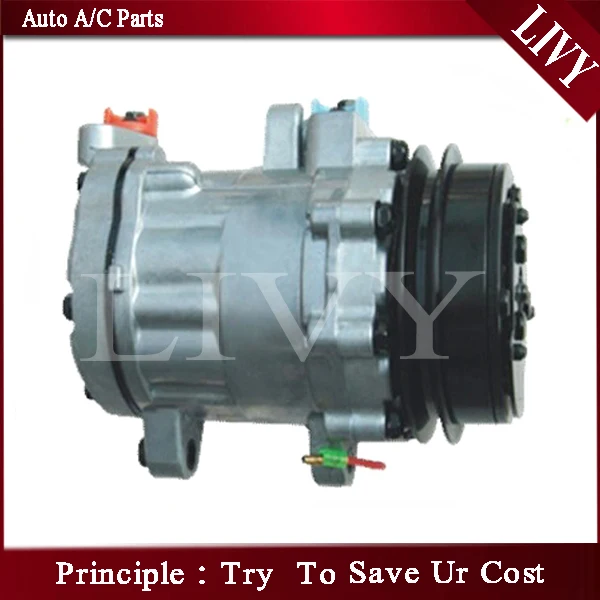 

SD7B10 Sanden 7B10 A/C Compressor for Caterpillar Excavator G5B010