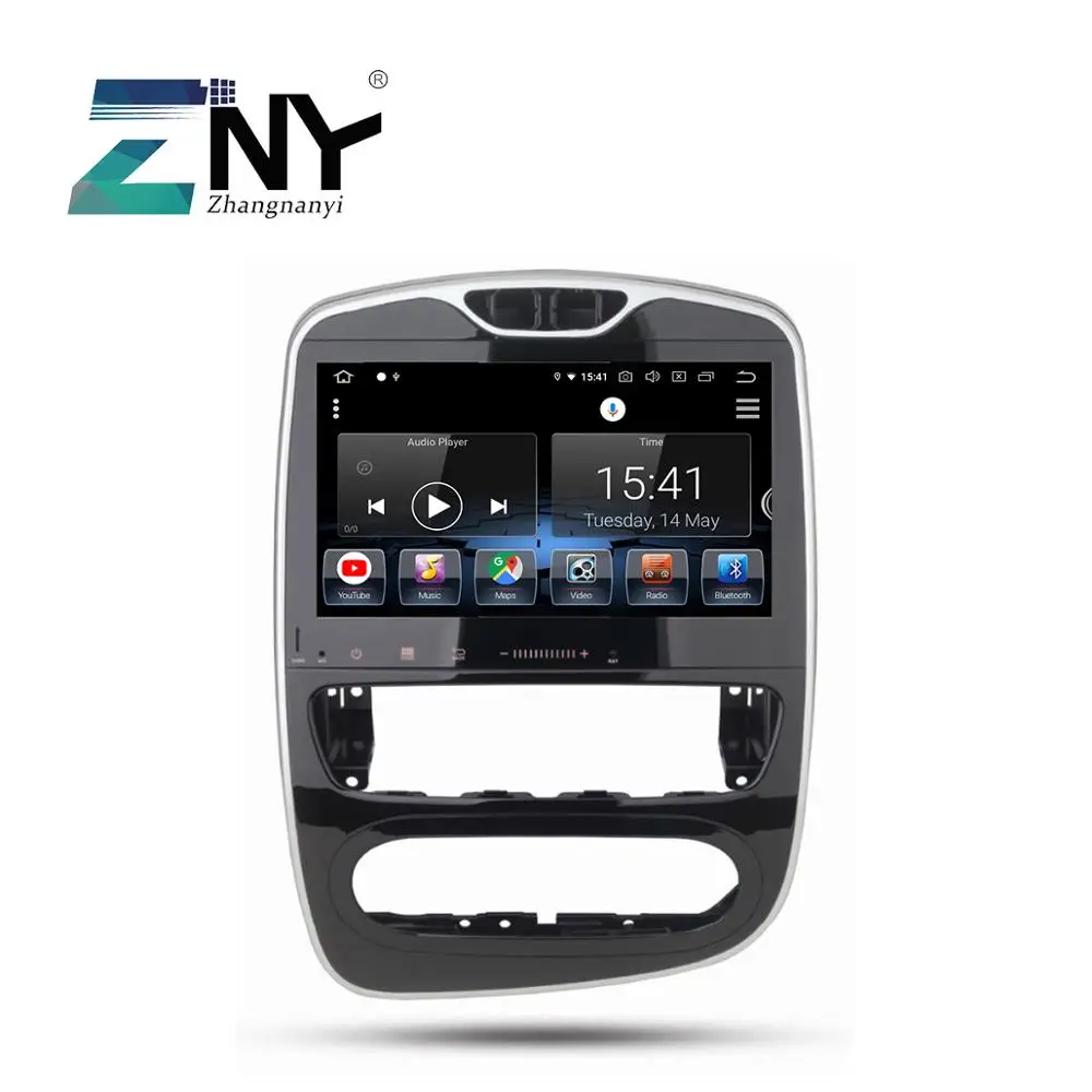 Cheap 10.1" Android 9.0 Car Radio For Renault Clio 2012-2018 Multimedia FM RDS CarPlay WIFI GPS Navigation Audio Video Stereo System 1