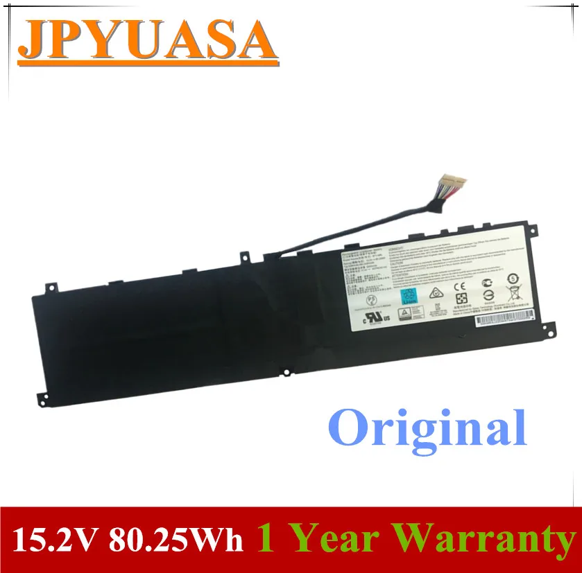 

7XINbox 15.2V 5380mAh 80.25Wh BTY-M6L Original Laptop Battery for MSI 8RF GS65 PS42 8RB PS63 PS63 8RC MS-16Q3