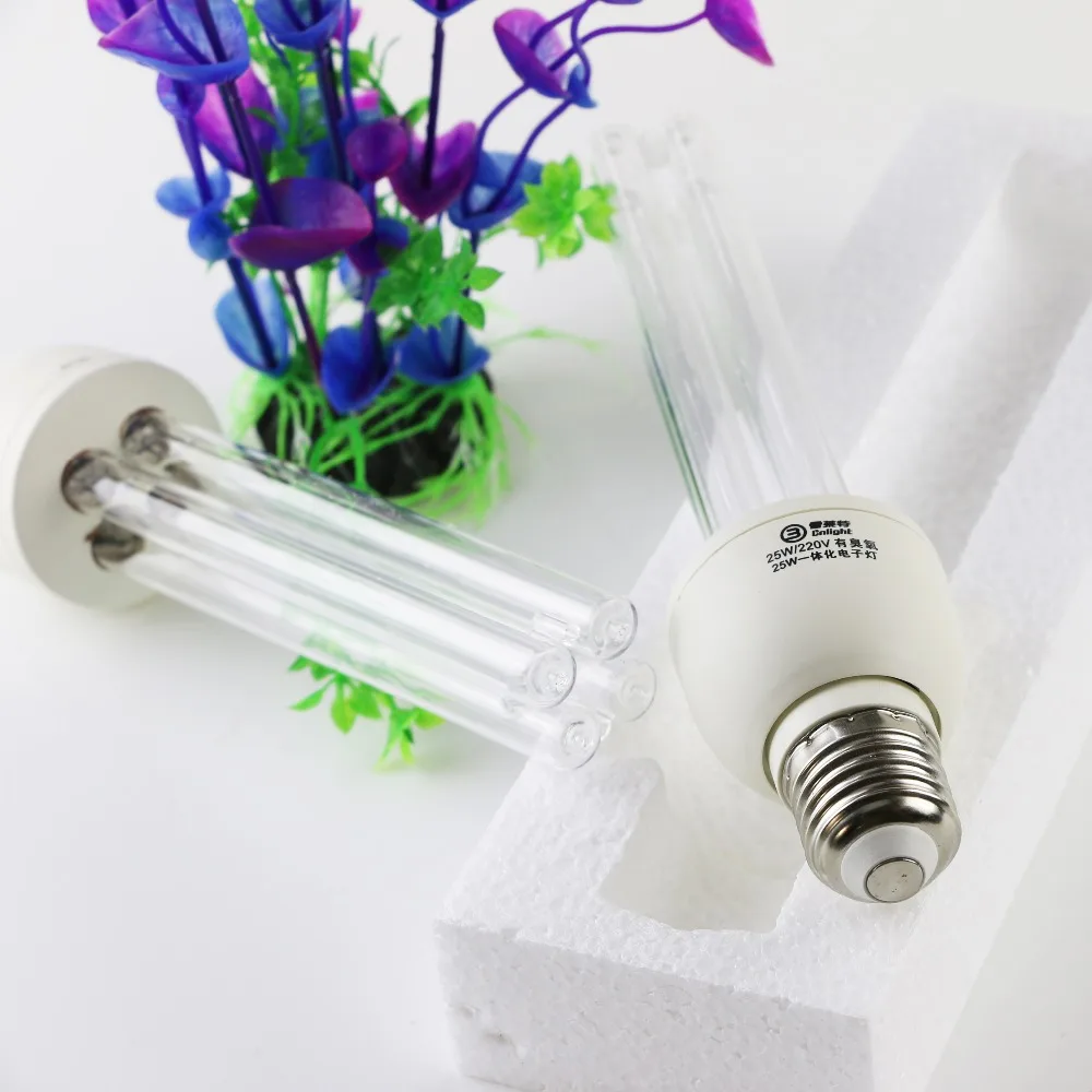 Billig Quarz UVC Keimtötende Sterilisation CFL Ozon Lampe birne Uv licht E27 basis für desinfizieren bakterielle töten milben Deodorizer