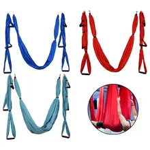 Горячая анти-гравитация Йога-гамак качели Парашютная ткань инверсия терапия высокопрочный декомпрессионный гамак Йога тренажерный зал подвесной