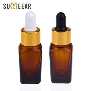 

50Piece/Lot 10ml Amber Glass Dropper Glass Aromatherapy Liquid with Glass Eye Dropper Empty Cosmetic Containers