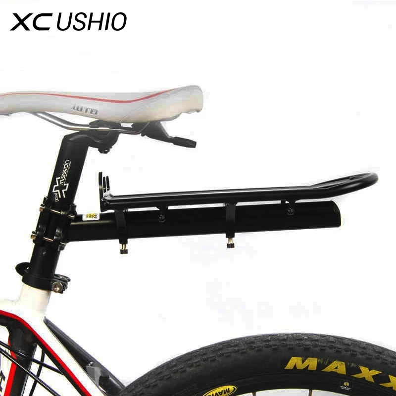 Aleación de aluminio Bastidores de Bicicleta de Bicicleta de Carretera Bicicleta trasero Alforjas Bolsa Portadora Ajustable Asiento Trasero Estante Para Bracke|Colgador de bicicleta| - AliExpress