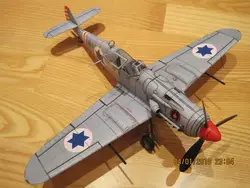 DIY Бумага модель 1:32 Масштаб авиа S-199 Израиль истребитель ВВС 3D DIY Бумага ремесло игрушка