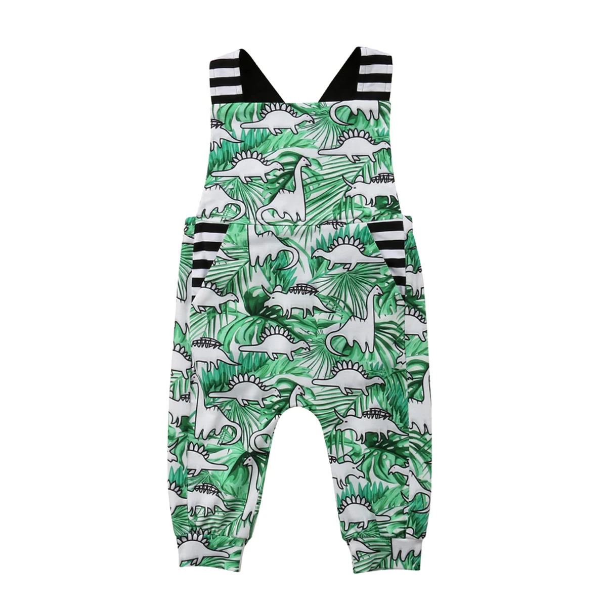 Newborn Baby Rompers Jumpsuit Baby Boy Dinosaur Patterned Romperin