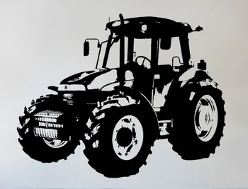 

Waterproof and Removable traffic tractor Wall Art Sticker wallpaper mural modern home decoration
