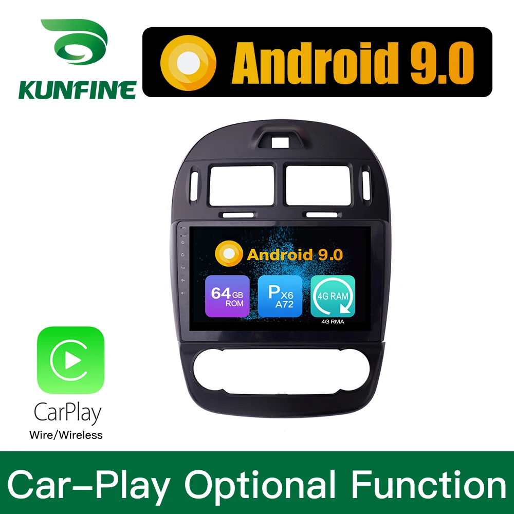 Android 9 0 Ram 4G Rom 64G PX6 Cortex A72 автомобильный DVD GPS мультимедийный плеер стерео для KIA Cerato