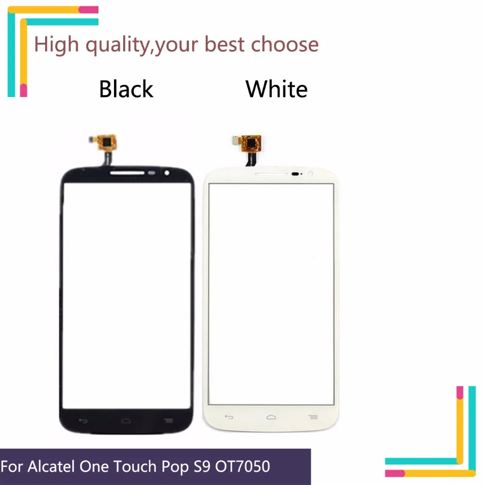 10Pcs/lot For Alcatel One Touch Pop S9 7050 OT7050Y OT7050 7050y Screen Panel Sensor Digitizer Front Glass Touchscreen | Мобильные