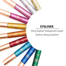 Блестящая жидкая подводка для глаз водостойкая стойкая Косметика блеск подводка для глаз косметические принадлежности QS888