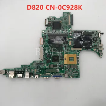 

High quality For D820 Laptop motherboard CN-0C928K 0C928K C928K DDR2 100% full Tested