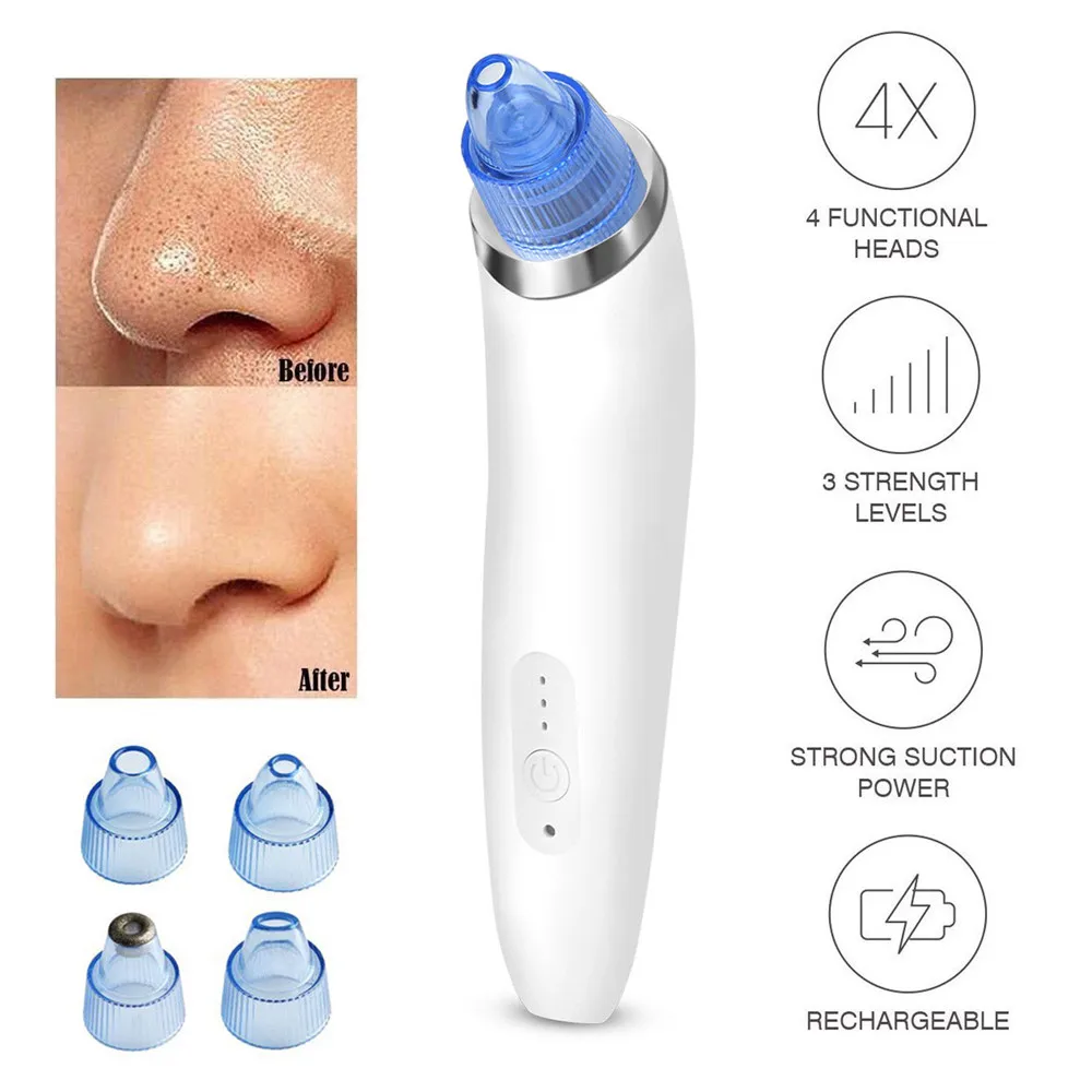 

Blackhead Remover Vacuum Suction Extractor Electric Pore Vacuum Acne Comedones Cleaner Skin Care Facial Kits