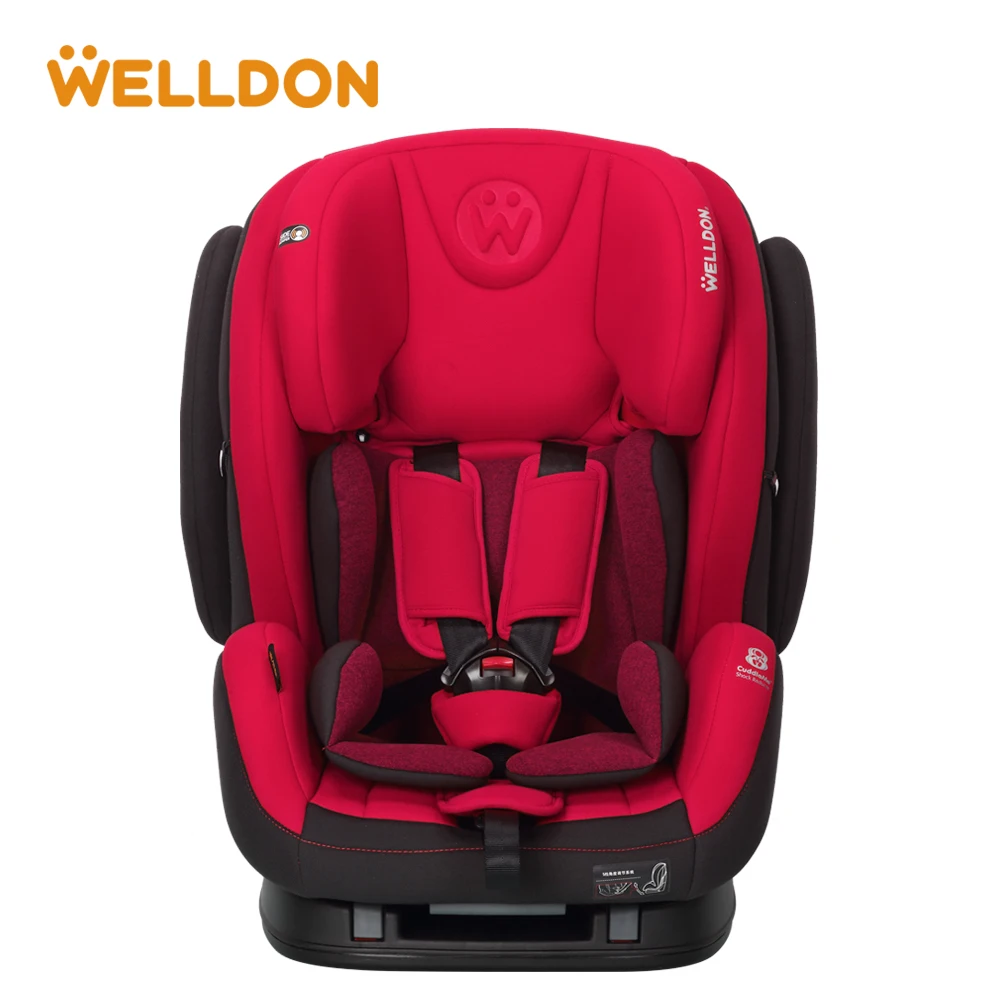 Us 399 99 Welldon Baby Car Seat 9 Months 12 Years Flame Ant Fabric Head Protection Iosfix Interface Suitable For Children In Child Safety