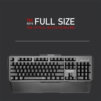 

VOBERRY Fantech MK882 Professional RGB USB Color Backlight Game Waterproof Keyboard Mechanical Feel