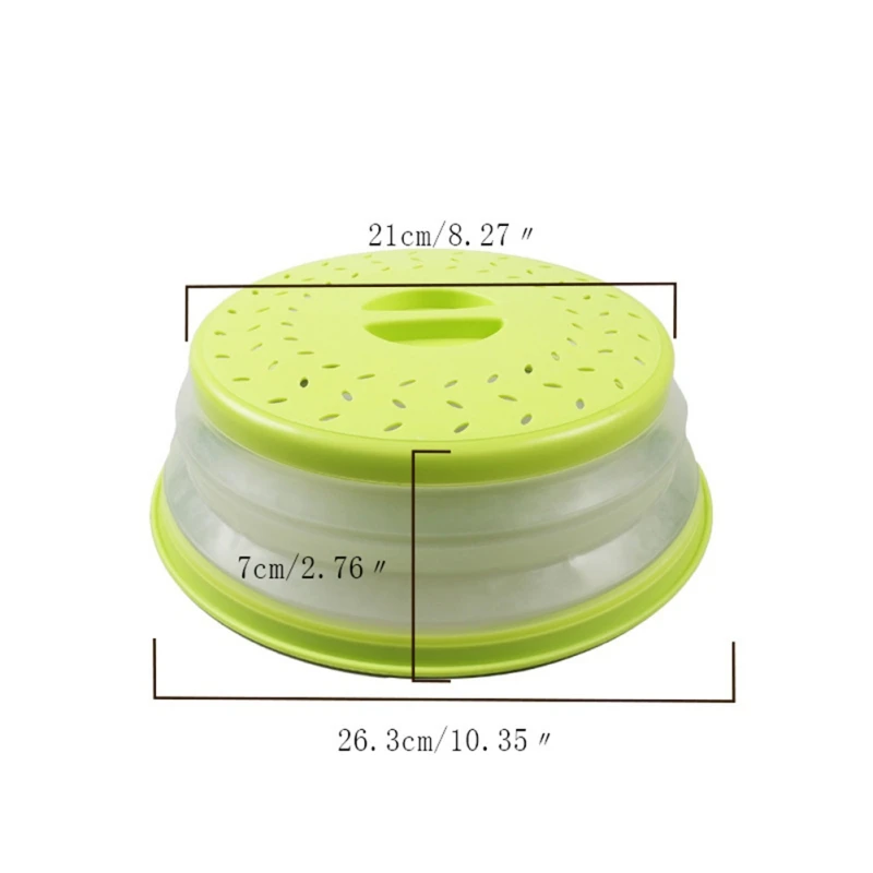 Складной чехол для микроволновой печи конфеты-цветные фрукты овощи дуршлаг ситечко корзина для мытья блюдо для микроволновой печи крышка кухонные инструменты