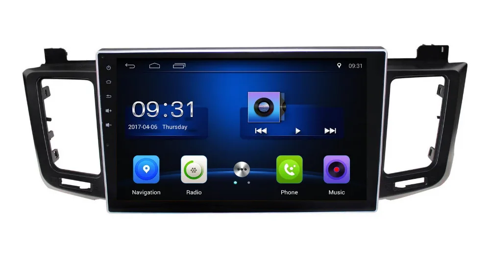 Best Nedehe 10.1 inch 2G+32G Android 8.0 Car DVD GPS Navigation For Toyota RAV4 2013 2014 2015 car radio audio video player+canbus 0