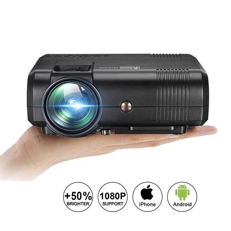

Bluetooth Wireless LED Projector 3D Android Projetor 2000 Lumens Support Full HD 1080P Projektor HDMI USB WiFi Proyector