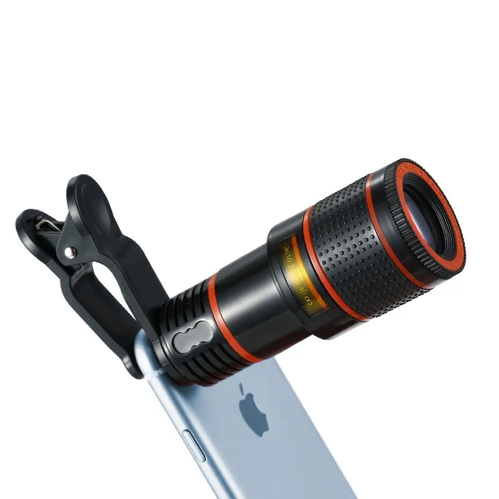 

Mobile Phone Telescope Camera Lens 8X Zoom Telephoto Len With Clip Universal External Lenses For iPhone Samsung And Smartphone