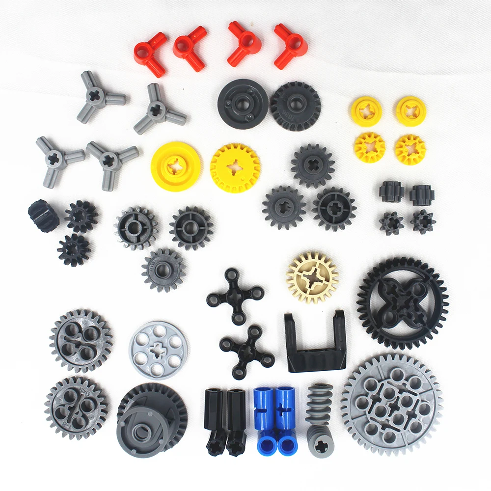

49pcs technic series parts car model building blocks set compatible with lego for kids boys toy building bricks gears