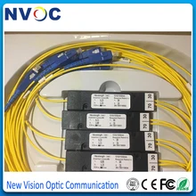 30/70, 1310/1550, двойное окно 1*2 FTTH FBT SC/UPC Волоконно-оптический разветвитель, ABS коробка типа 90*20*10, 3,0 мм, 1 м, 1x2 FBT волоконная муфта