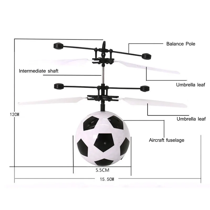 Новый Инфракрасный Индукционная беспилотный Летающий светодиодное освещение мяч вертолет детская игрушка жест-зондирования не нужно