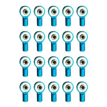 New Arrivals 20Pcs Aluminum Alloy M3 Metal Ball Head Holder Ball Join Link Rod End Ball Joints For 1/10 RC Car Crawler